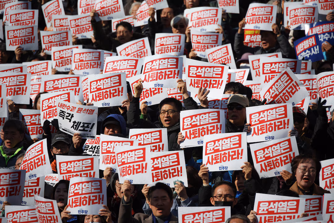 South Korea Faces Political Crisis as President Yoon’s Martial Law Sparks Impeachment Push