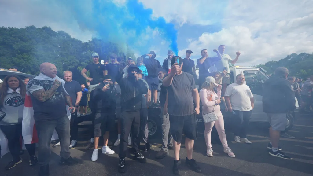 Violence Erupts Outside Epping Hotel as Protests Over Asylum Seekers Escalate Across UK